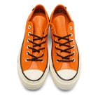 Converse Orange Leather Chuck 70 Low Sneakers