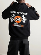 Local Authority LA - Sex Drive Logo-Print Cotton-Jersey Hoodie - Black