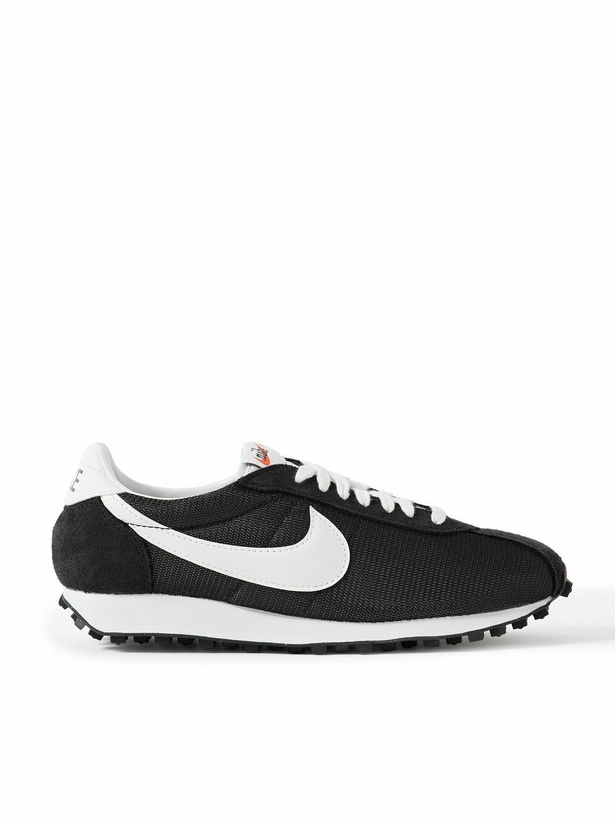 Photo: Nike - LD-1000 Leather and Suede-Trimmed Mesh Sneakers - Black