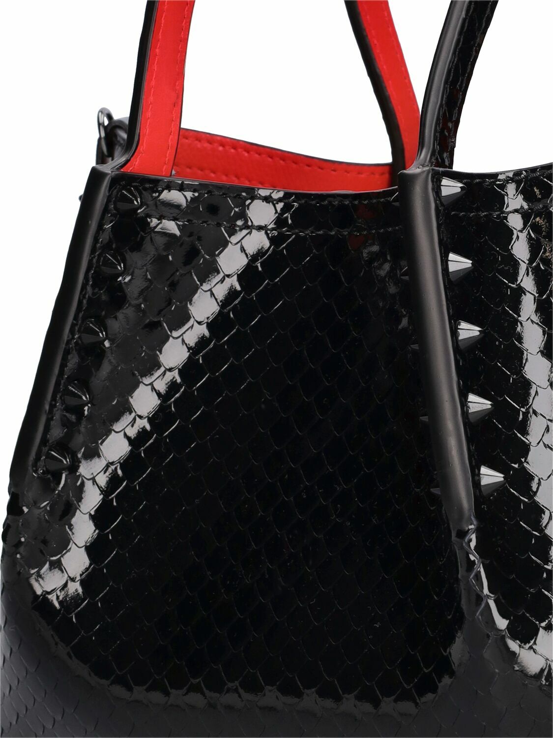 CHRISTIAN LOUBOUTIN - Mini Cabarock Birdy Patent Bag Christian