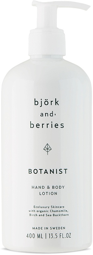 Photo: bjork and berries Botanist Hand & Body Lotion, 400 mL