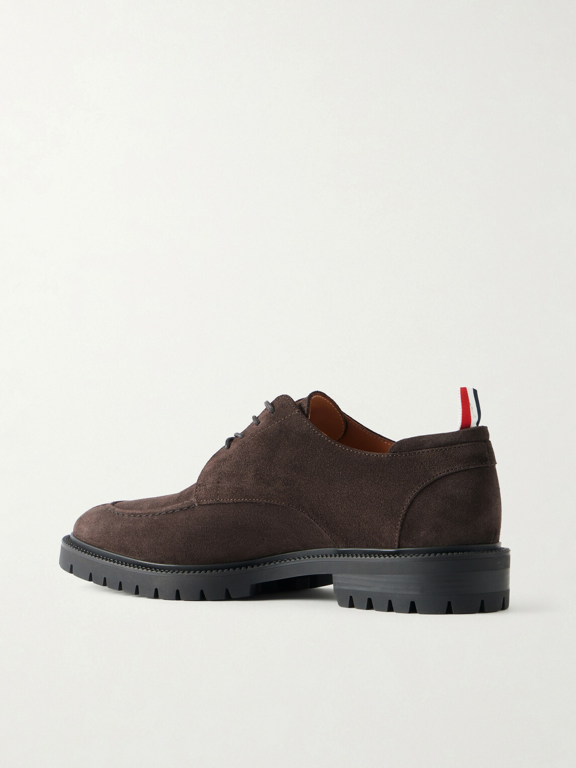 Thom Browne - Suede Derby Shoes - Brown