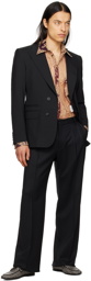 Dolce & Gabbana Black Sicilia-Fit Blazer