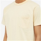 Velva Sheen Men's Pigment Dyed Pocket T-Shirt in Nude