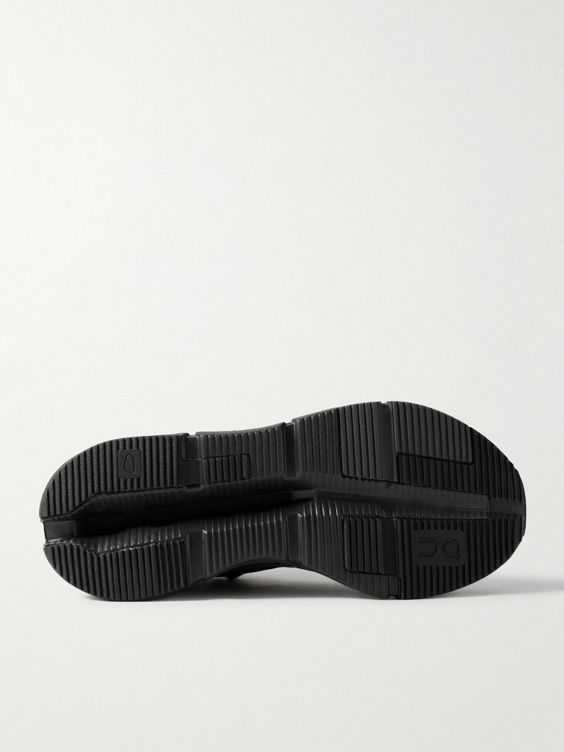 ON - Cloudnova 2 Stretch-Knit and Mesh Running Sneakers - Black