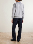 Altea - Cotton and Cashmere-Blend Sweater - Gray