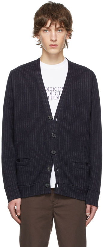 Photo: Undercover Navy Acrylic Cardigan