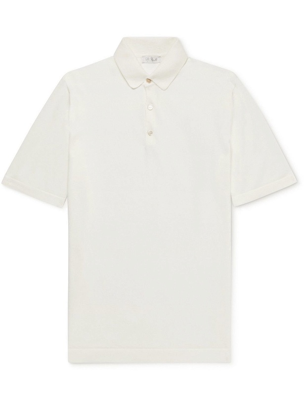 Photo: De Petrillo - Cotton-Jersey Polo Shirt - White
