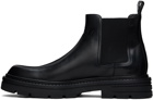 Versace Black Adriano Chelsea Boots