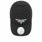Men's AAPE Now Text Logo Cap in Black 