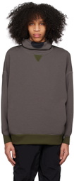 CMF Outdoor Garment Taupe & Khaki Paneled Hoodie