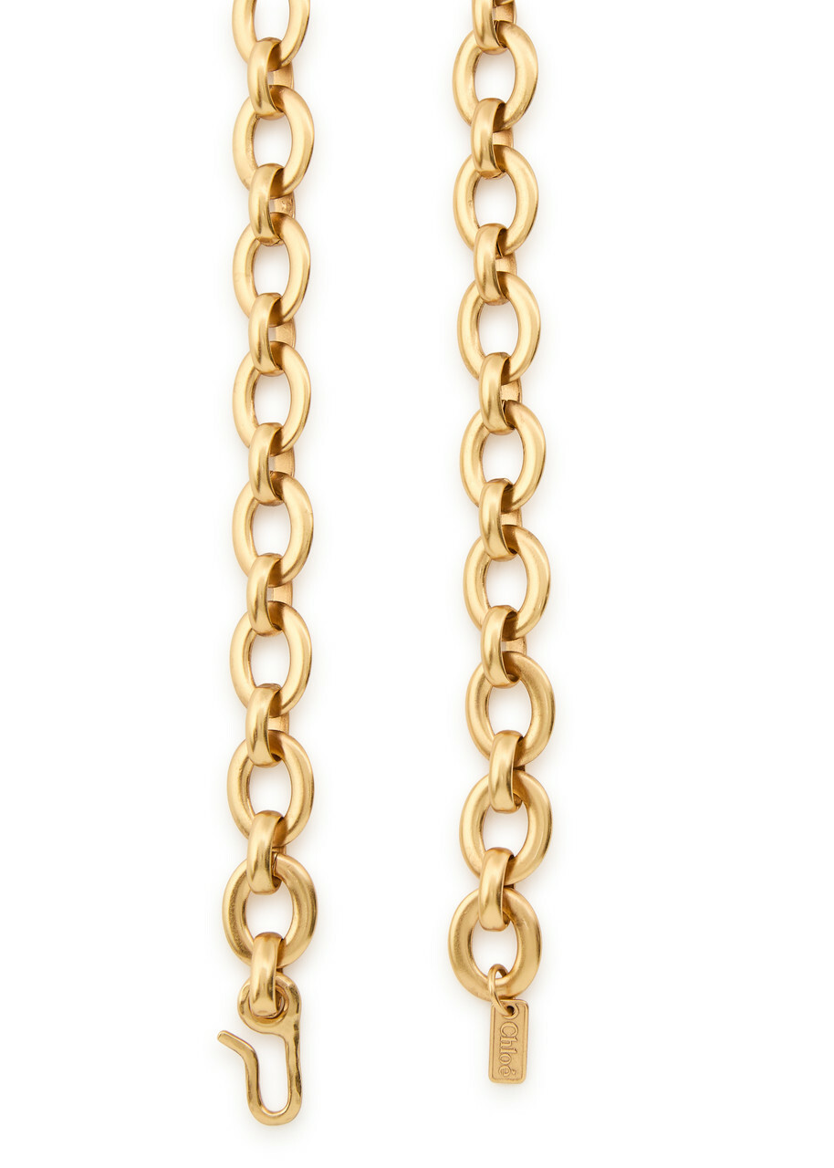 Chloe Pompoms Tassle Gold-tone Brass Belt - One Size