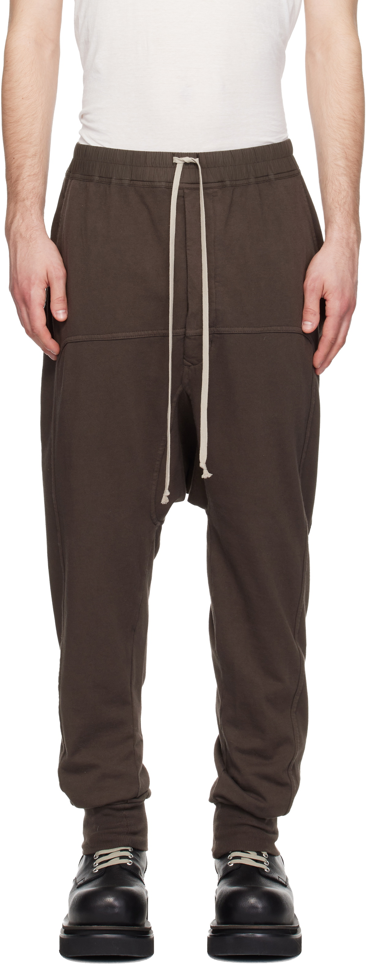 Rick Owens DRKSHDW Gray Temple Creatch Cargo Pants
