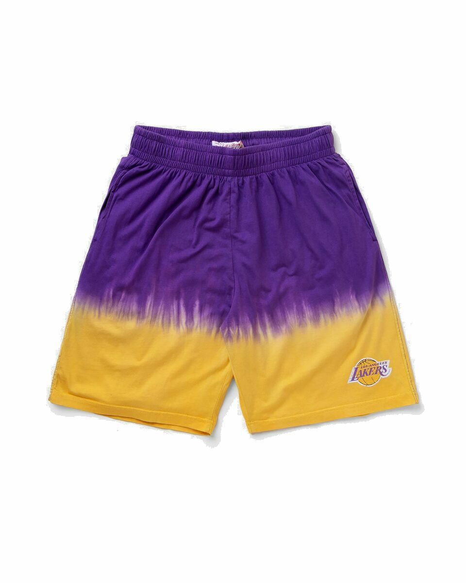 Photo: Mitchell & Ness Nba Tie Dye Shorts Lakers Multi - Mens - Sport & Team Shorts