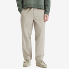 Folk Men's Crinkle Drawcord Assembly Pants in Silver Grey