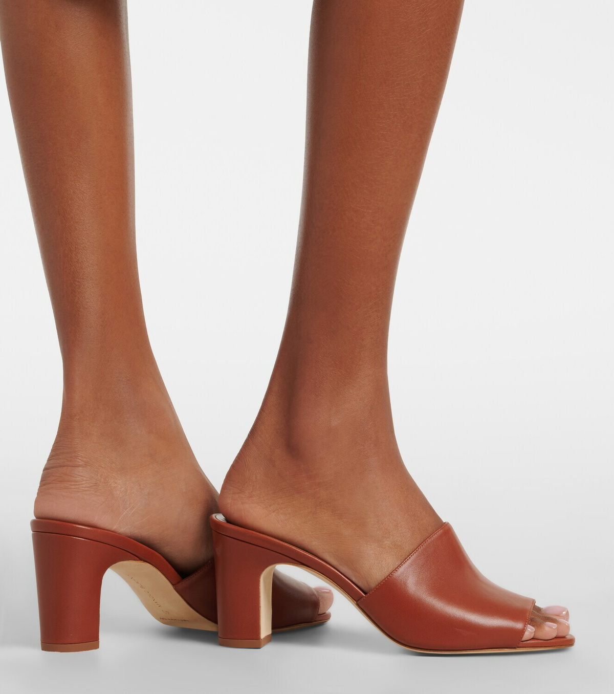 Manolo Blahnik Rapalla leather mules