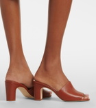 Manolo Blahnik Rapalla leather mules
