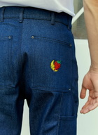 Sky High Farm Workwear Double Denim Knee Work Pants