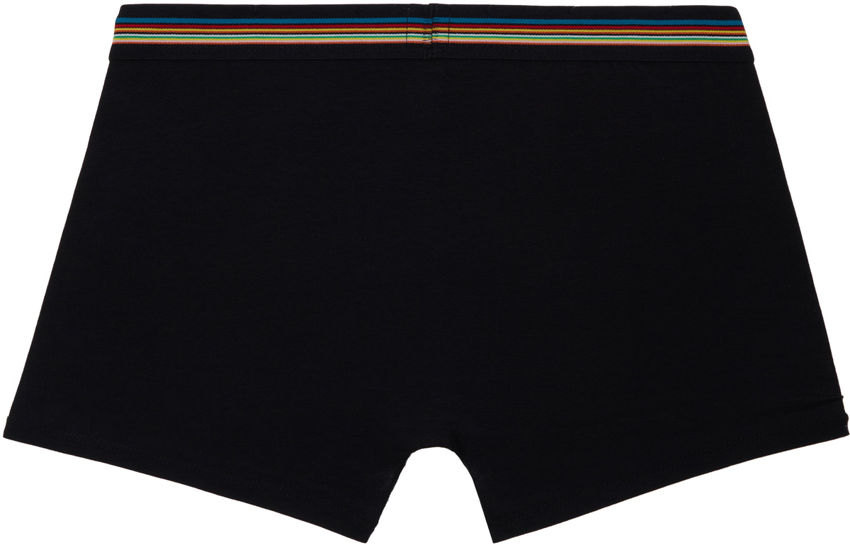 Paul Smith Three-Pack Black Artist Stripe Boxer Briefs