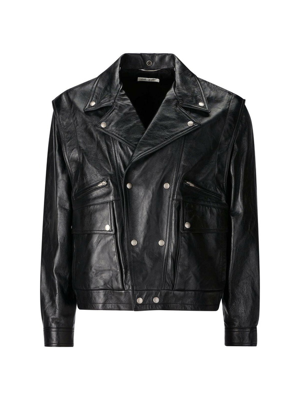 Photo: Saint Laurent Biker Leather Jacket