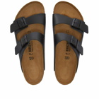 Birkenstock Arizona in Black Smooth Leather