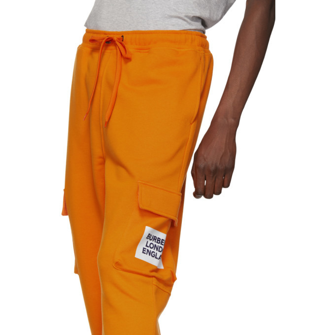 Burberry deals orange sweatpants