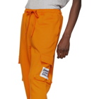 Burberry Orange Foster Square Lounge Pants