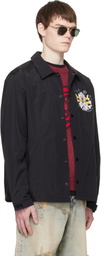 Kenzo Black Kenzo Paris 'KENZO Wild Tiger' Light Coach Jacket