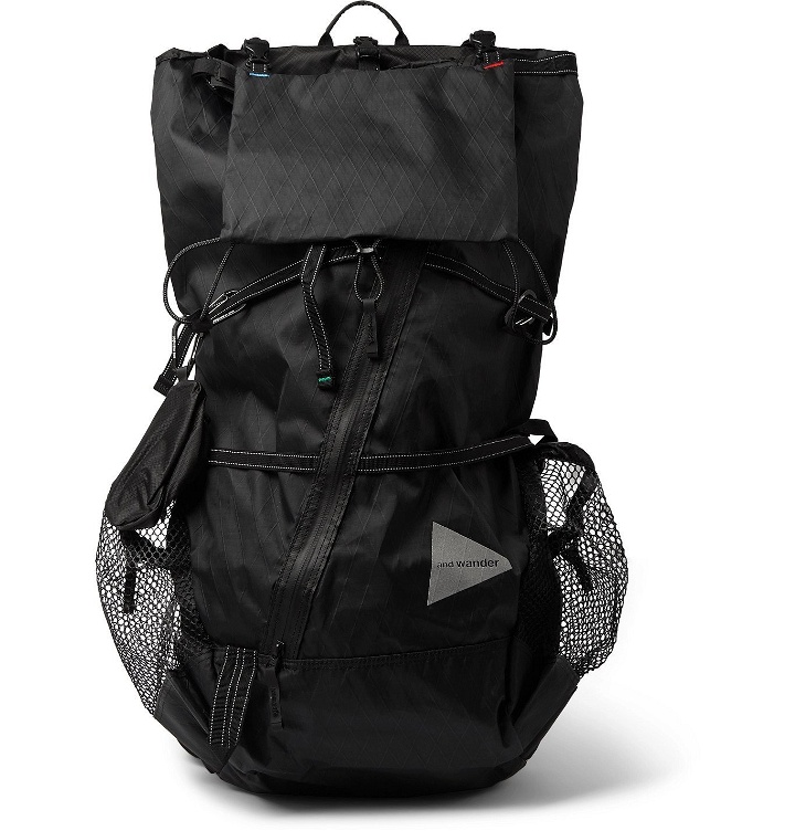 Photo: And Wander - CORDURA-Trimmed X-Pac Backpack - Black