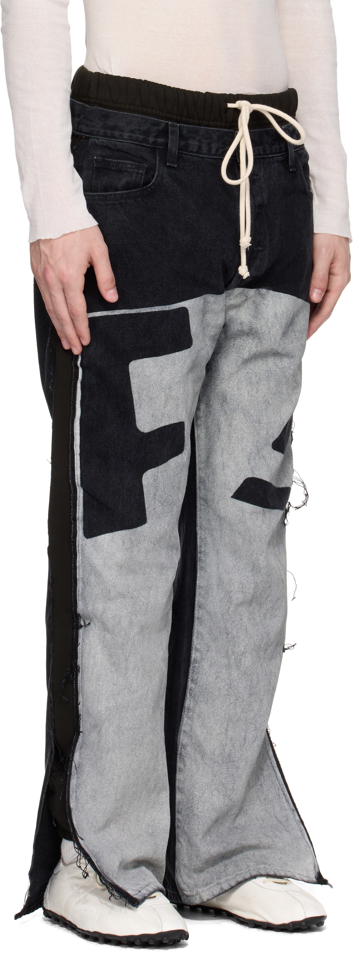 Rivington Roi Rebis Black & Gray Father Agency Fara-C Jeans