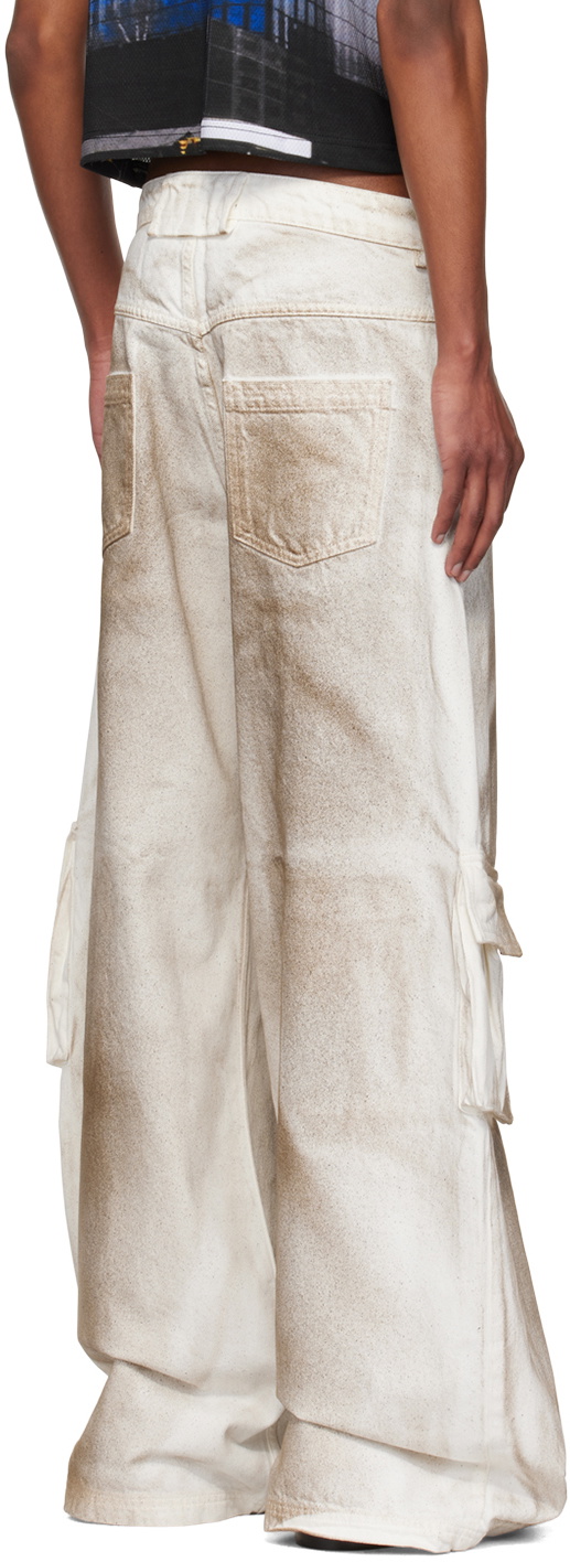 Mowalola Off-White Double D Jeans