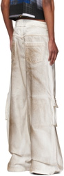 Mowalola Off-White Double D Jeans