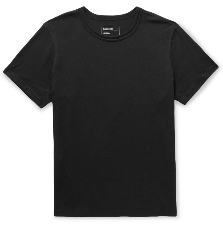 Photo: Entireworld - Organic Cotton-Jersey T-Shirt - Black