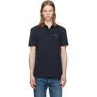 BOSS Navy Paddy Cotton Piqué Polo