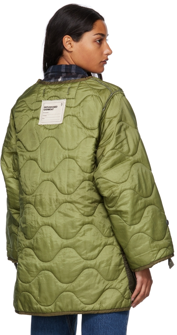 R13 Green Refurbished Liner Jacket R13