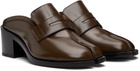 Maison Margiela Brown Tabi City Loafer Mules
