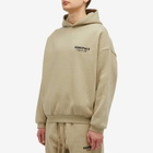Fear of God ESSENTIALS Men's Core Logo Fleece Hoodie in Desert Sand