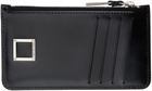 WOOYOUNGMI Black Leather Card Wallet