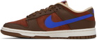 Nike Brown Dunk Low Retro PRM Sneakers