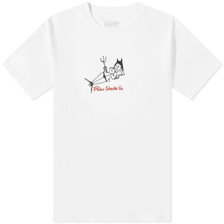 Photo: Polar Skate Co. Men's Devil Woman T-Shirt in White