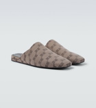 Balenciaga - Cozy BB Monogram jacquard slippers