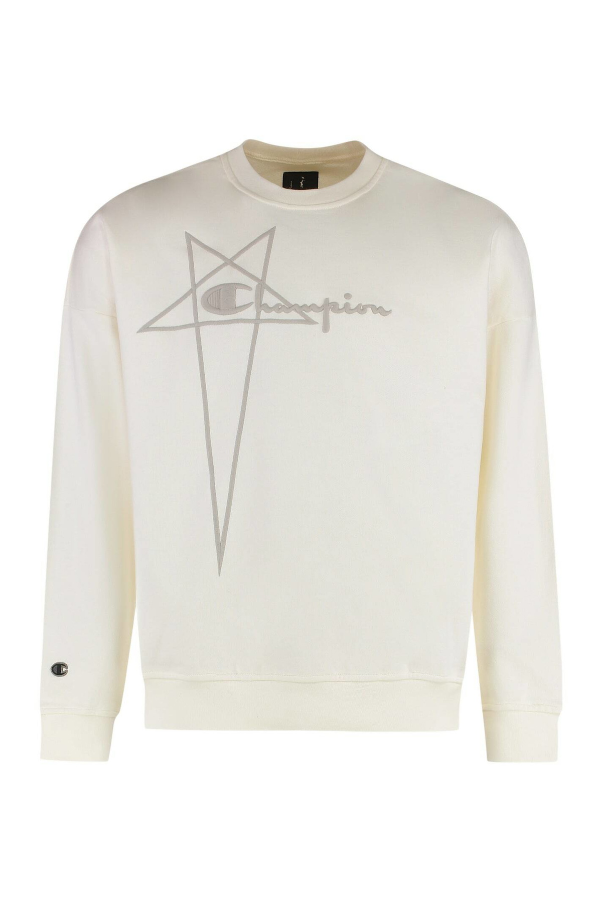 Rick Owens Asymmetric cotton jersey sweatshirt Rick Owens