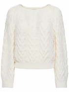 ALBERTA FERRETTI Wool Knit Crewneck Sweater