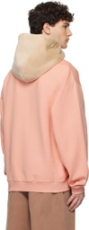 Marni Pink Brushed Organic Cotton Hoodie