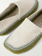 LOEWE - Paula's Ibiza Suede Espadrilles - Gray