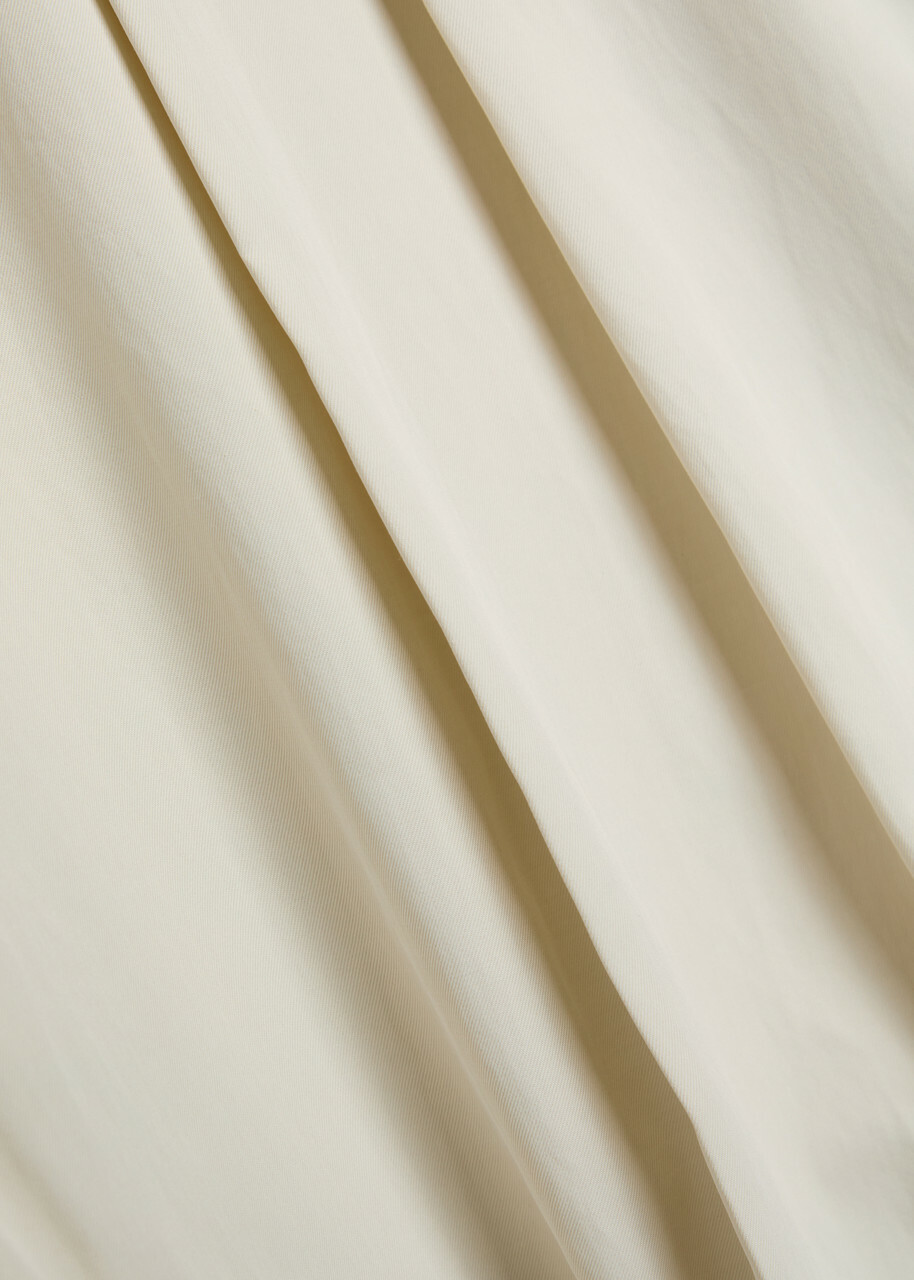 Studio Nicholson Pleated Barrel-leg Woven Trousers Beige