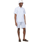 Polo Ralph Lauren Blue and White Classic Oxford Short Sleeve Shirt