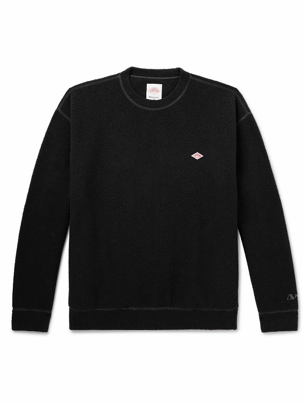 Photo: Danton - Logo-Appliquéd Polartec® Thermal Pro® Fleece Sweater - Black