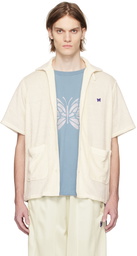 NEEDLES Off-White Open Spread Collar Shirt