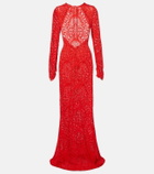 Alexandra Miro Isabella lace maxi dress
